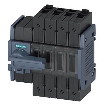 Siemens 4 Pole DIN Rail Switch Disconnector - 100A Maximum Current, 55kW Power Rating, IP20 [3KD3042-2ME10-0]; 275-5015