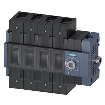 Siemens 4 Pole DIN Rail Switch Disconnector - 100A Maximum Current, 55kW Power Rating, IP20 [3KD3044-2NE40-0]; 275-5021