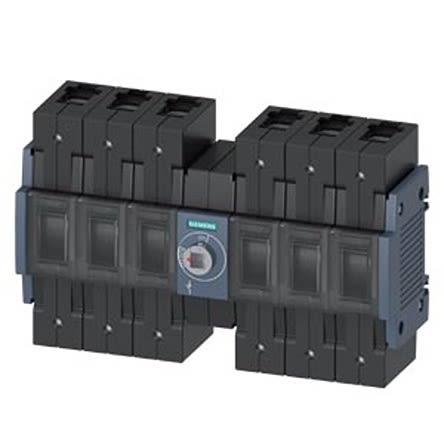Siemens 6 Pole DIN Rail Switch Disconnector - 100A Maximum Current, IP20 [3KD3060-2NE20-0]; 275-5022
