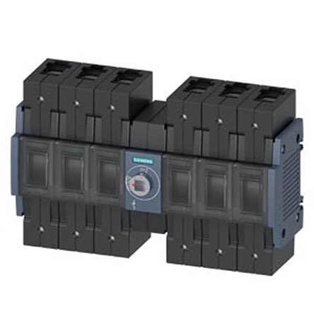 Siemens 6 Pole DIN Rail Switch Disconnector - 125A Maximum Current, IP20 [3KD3260-2NE20-0]; 275-5031