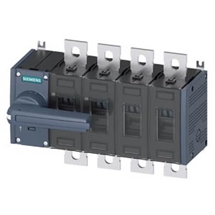 Siemens 4 Pole Fixed Switch Disconnector - 200A Maximum Current, 132kW Power Rating, IP00, IP20 [3KD3642-0PE10-0]; 275-5044