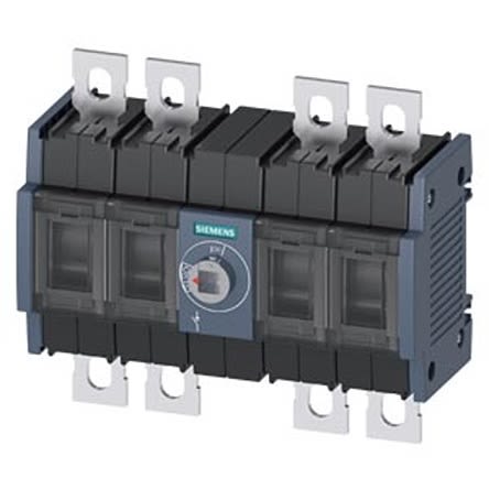 Siemens 4 Pole DIN Rail Switch Disconnector - 250A Maximum Current, 110kW Power Rating, IP00, IP20 [3KD3840-0NE20-0]; 275-5055