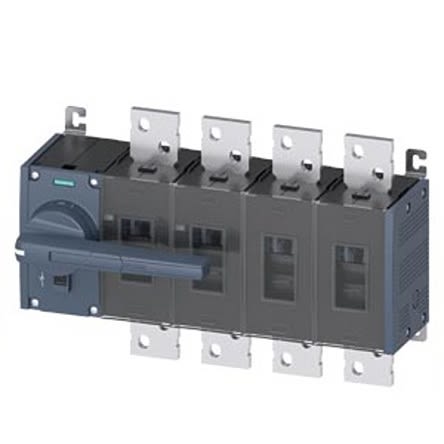Siemens 4 Pole Fixed Switch Disconnector - 1000A Maximum Current, 710kW Power Rating, IP00, IP20 [3KD5042-0RE10-0]; 275-5095