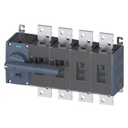 Siemens 4 Pole Fixed Switch Disconnector - 1600A Maximum Current, 1000kW Power Rating, IP00, IP20 [3KD5442-0RE10-0]; 275-5109