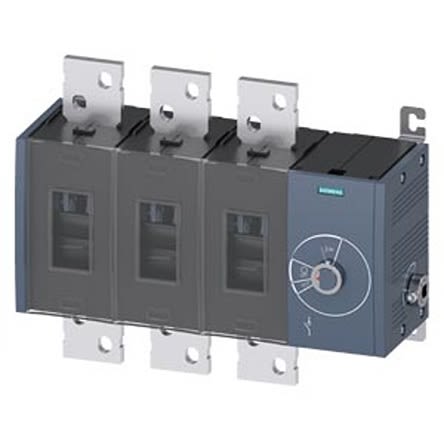 Siemens 3 Pole Fixed Switch Disconnector - 2000A Maximum Current, 1000kW Power Rating, IP00, IP20 [3KD5634-0RE40-0]; 275-5116