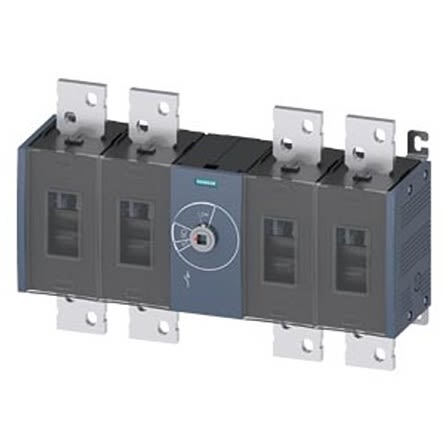 Siemens 4 Pole Fixed Switch Disconnector - 2000A Maximum Current, 1000kW Power Rating, IP00, IP20 [3KD5640-0RE20-0]; 275-5118