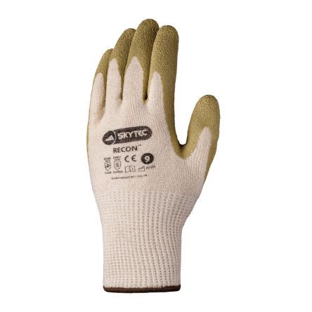 Skytec RECON Beige Nylon Cut Resistant Work Gloves, Size 10, Latex Coating [SKG00036EJ]; 275-5715