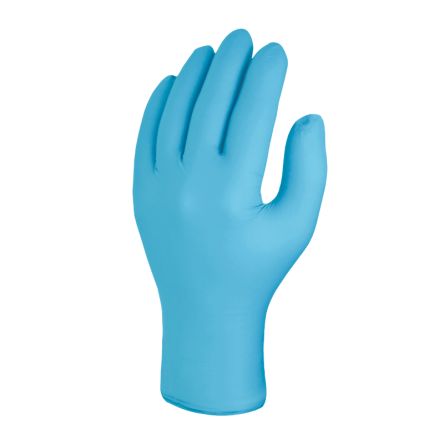 Skytec TX424 Blue Powder-Free Nitrile Disposable Gloves, Size S, 100 per Pack [SKG00424D]; 275-5756
