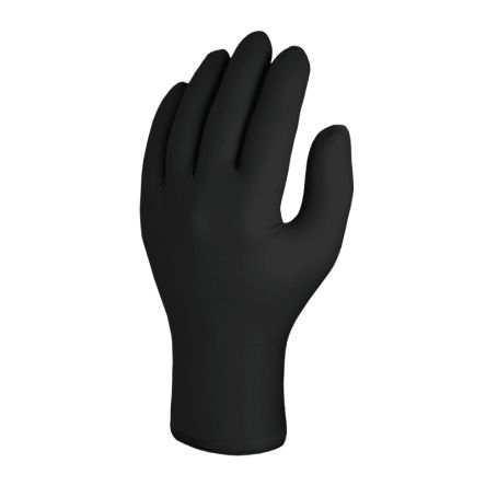 Skytec TX524 Black Powder-Free Nitrile Disposable Gloves, Size M, 100 per Pack [SKG00524B]; 275-5768