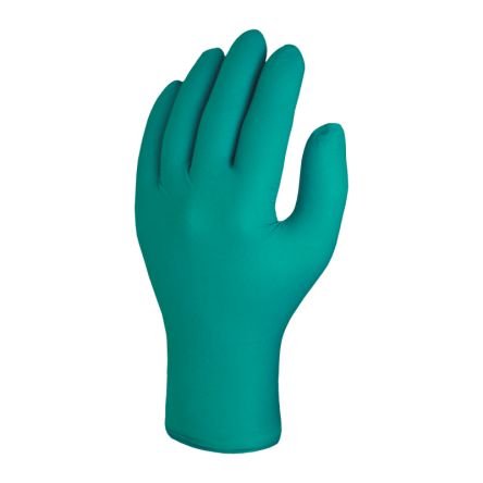 Skytec TEAL Green Powder-Free Nitrile Disposable Gloves, Size L, 20 per Pack [SKYVTEAL]; 275-5809