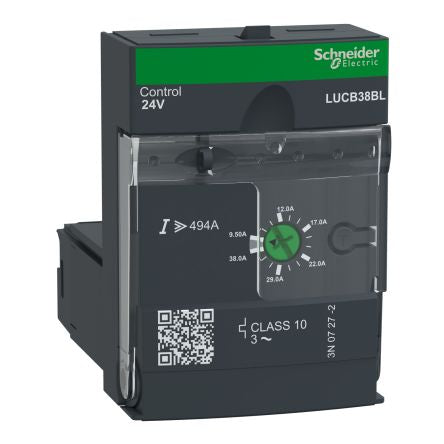Schneider Electric 22 kW Control Unit, 690 V ac, 3 Phase, 9.5 → 38 A, 690 V ac [LUCB38BL]; 275-6791