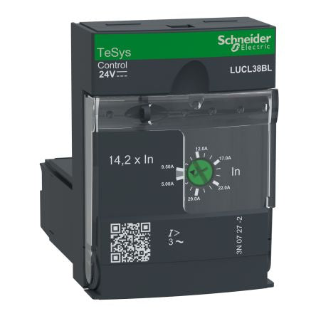 Schneider Electric 22 kW Control Unit, 690 V ac, 3 Phase, 9.5 → 38 A, 690 V ac [LUCL38BL]; 275-6799