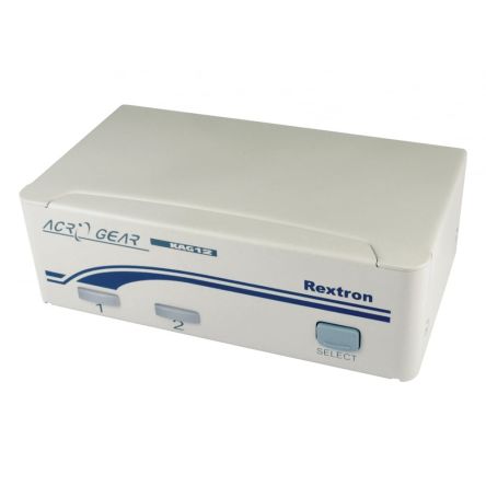 Rextron 2 Port Quad Monitor USB SVGA KVM Switch [KVM-607]; 275-7165