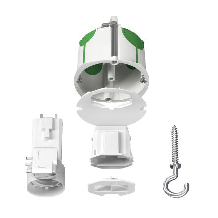 Schneider Electric IMT Series Green, White ABS, PC Junction Box, IP20, 49 x 71 x 71mm [IMT35021]; 275-8772