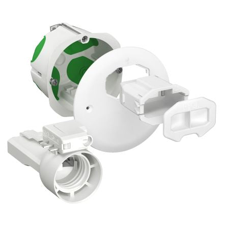 Schneider Electric IMT Series Green, White ABS, PC Junction Box, IP20, 49 x 71 x 71mm [IMT35027]; 275-8777