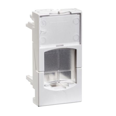 Schneider Electric PC/ABS Rectangular Adaptable Box, 22.5mm x 45mm x 25mm, with 1 Knockouts, Size:22.5 x 45mm [VDI88240P]; 275-8827