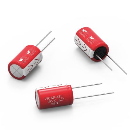 Wurth Elektronik 4.7μF Aluminium Electrolytic Capacitor 100V dc, Through Hole - 860080872002 [860080872002]; 275-9107