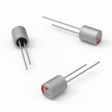 Wurth Elektronik 56μF Through Hole Aluminium Polymer Capacitor, 63V dc [870575875006]; 275-9367