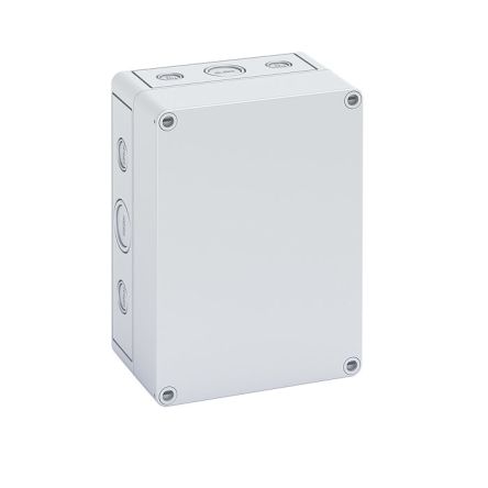 Spelsberg TK Series Grey Polystyrene Enclosure, IP66, IK07, Grey Lid, 180 x 130 x 84mm [10591501]; 276-0901