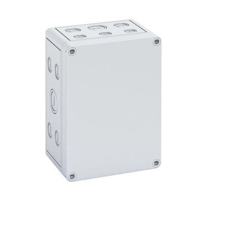 Spelsberg TK Series Grey Polycarbonate Enclosure, IP66, IK08, Grey Lid, 180 x 130 x 90mm [12741601]; 276-0906