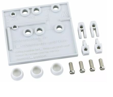 Spelsberg ASS-kl Series External Hinge Set for Use with Retrofitting the Enclosure Cover to Hinged Door, 7.5 x 8.4 x [19000201]; 276-0909