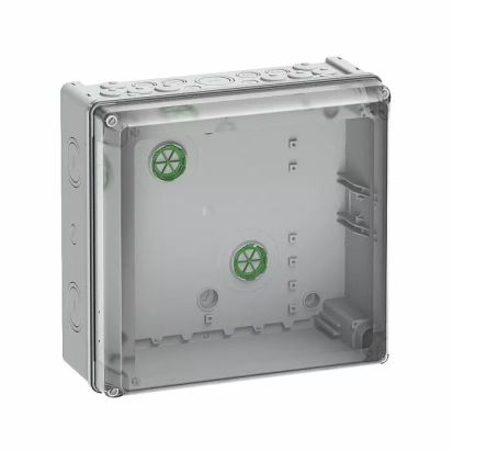 Spelsberg AK 14 Series Grey Plastic Enclosure, IP65, IK08, Transparent Lid, 315 x 300 x 147mm [73341101]; 276-0922