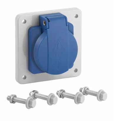 Spelsberg AK3 Series Socket for Use with Small Distribution Boards, 75 x 75 x 29mm [73383401]; 276-0942