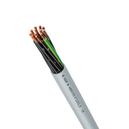 Lapp OLFLEX Control Cable, 5 Cores, 1 mm², Screened, 100m, Grey PVC Sheath [0011019]; 276-0958