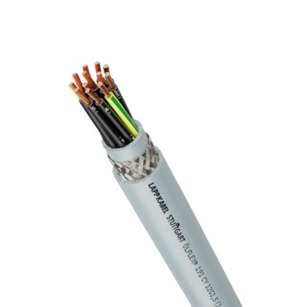 Lapp OLFLEX Control Cable, 7 Cores, 1 mm², CY, Screened, 100m, Grey PVC Sheath, 18 [0011183]; 276-0960