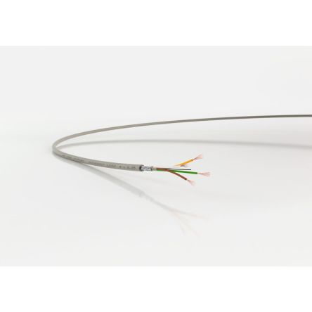 Lapp UNITRONIC Data Cable, 32 Cores, 0.25 mm², LiYCY, Unscreened, 100m, Grey PVC Sheath [0034432]; 276-0978