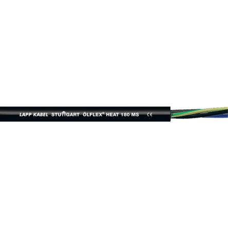 Lapp Flexible Multicore 1.5 mm² 3 Core Power Cable, Black Silicone, 100m [0046619]; 276-0990