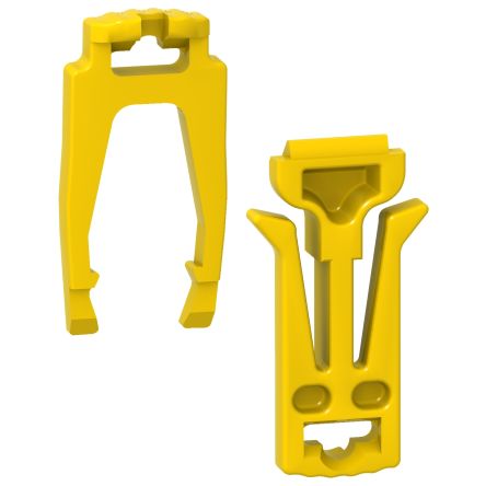 Schneider Electric Acti9 Series Locking Clip for Use with DIN Rail Terminal Accessories [A9A27052]; 276-1531
