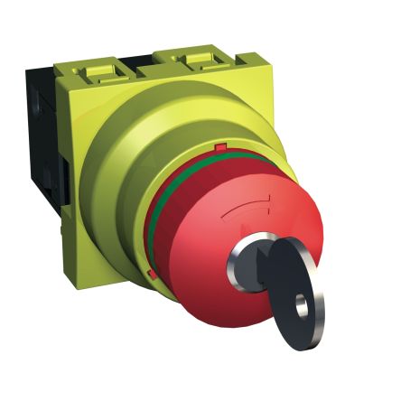 Schneider Electric Altira Series Key Release Emergency Stop Push Button, Surface Mount, IP44 [ALB45032]; 276-1547