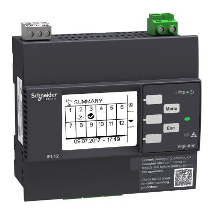 Schneider Electric Insulation Monitoring Relay, SPDT, 100 → 440V ac/dc, Flush Mount [IMDIFL12C]; 276-1599