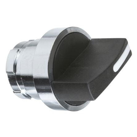 Schneider Electric Harmony XB5 Series Selector Switch Head, 22mm Cutout, Black Handle [KAXZ1M12]; 276-1631