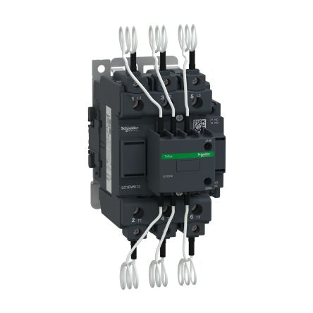 Schneider Electric TeSys TeSys Capacitor Contactor, 240 V ac Coil, 3-Pole, 3NO, 690 V ac [LC1DWK12U7]; 276-1635