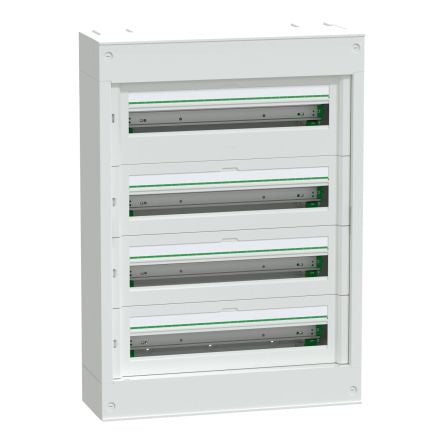 Schneider Electric White Plastic LVSS Enclosure - 4 Hole [LVSST424]; 276-1649