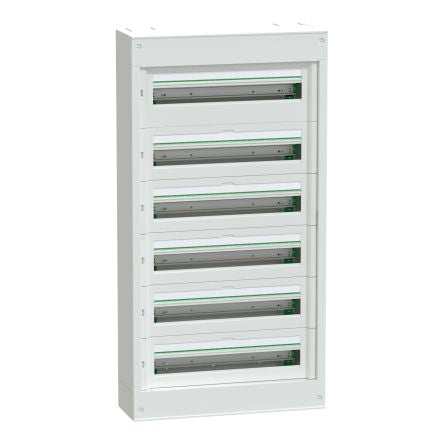 Schneider Electric White Plastic LVSS Enclosure - 6 Hole [LVSST624]; 276-1651