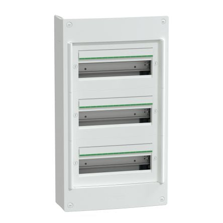 Schneider Electric White Plastic LVSX Enclosure - 3 Hole [LVSXT313]; 276-1695