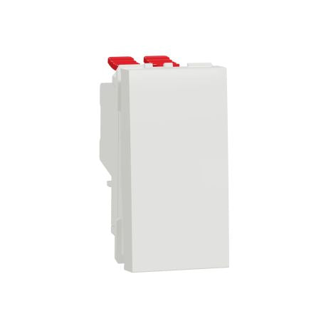 Schneider Electric White Rocker Switch, 1 Gang, New Unica [NU310518]; 276-2132