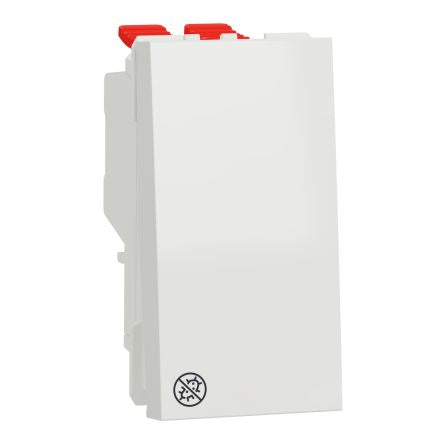 Schneider Electric White Rocker Switch, 1 Gang, New Unica [NU310520]; 276-2133
