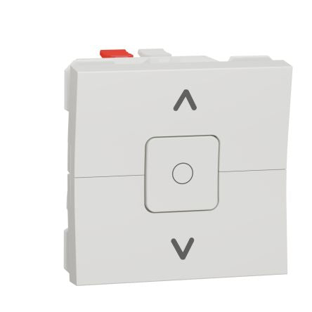 Schneider Electric White Blind & Roller Control Switch,6A, New Unica Series [NU320820]; 276-2146