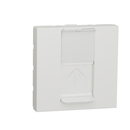 Schneider Electric New Unica Series Female RJ45 Socket, Flush Mount, Cat5, UTP Shield 1 Port 8 -Way [NU341118]; 276-2157