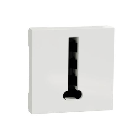 Schneider Electric White Telephone Socket [NU349618]; 276-2181