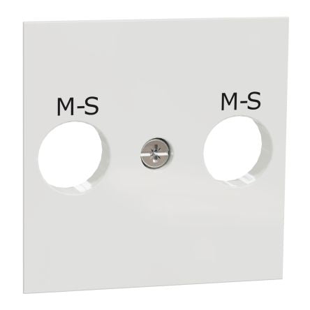 Schneider Electric, New Unica IP2XC White Screw Mount Horizontal Socket Socket [NU545718]; 276-2210