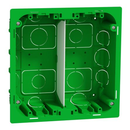 Schneider Electric Green ABS New Unica Control Station Enclosure - 4 Hole [NU8724]; 276-2219
