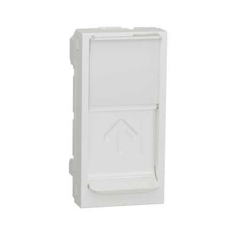 Schneider Electric New Unica Series Female RJ45 Socket, Flush Mount 1 Port [NU941018]; 276-2234
