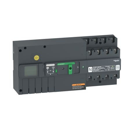 Schneider Electric 4 Pole Fixed Isolator Switch - 125A Maximum Current, IP20, IP40 [TA16D4L1254TPE]; 276-2369