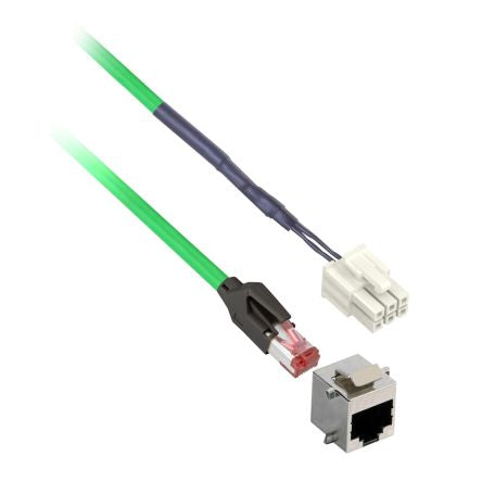 Schneider Electric VW3 Series Cable for Use with Lexium Integrated Drive, 3m Length [VW3L1T000R30]; 276-2405