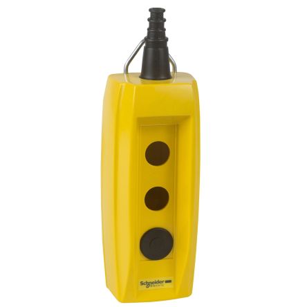 Schneider Electric Control Station Switch, Glass Filled Polyester, 2 Cutouts [XACB020]; 276-2486